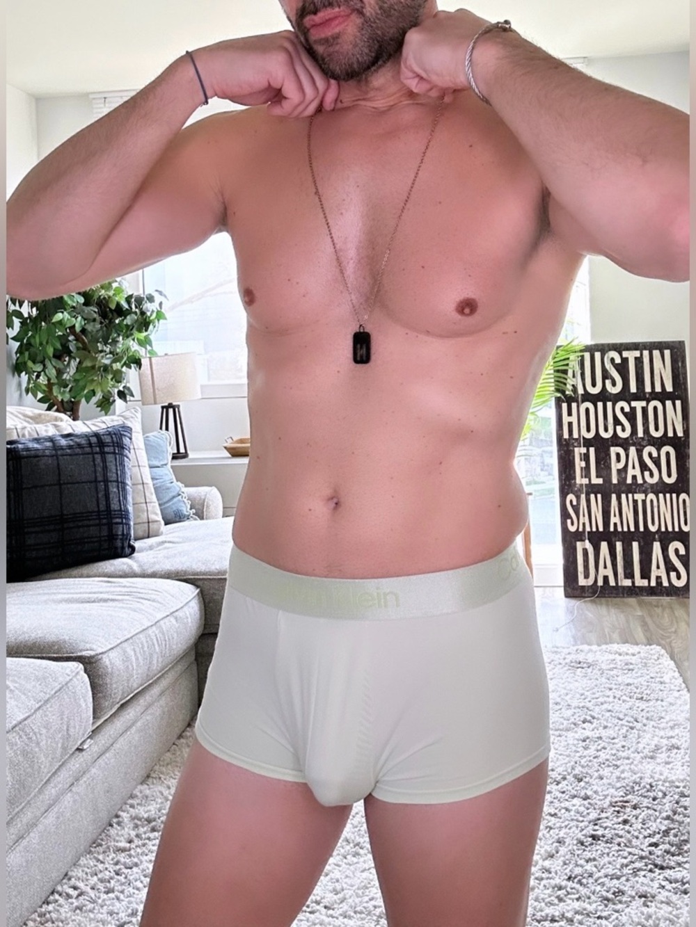 Calvin Klein | Microfiber Tech Low Rise Trunk in Lime Cream (Small) - Picture 8 of 15